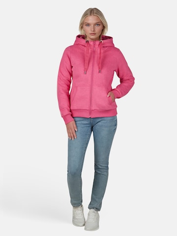 salzhaut Sweatvest in Roze