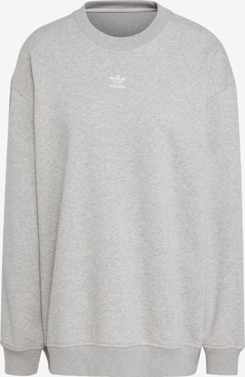 Megztinis be užsegimo 'Essentials' iš ADIDAS ORIGINALS, spalva – šviesiai pilka / balta, Prekių apžvalga