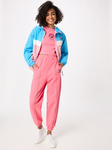 Tommy Jeans Tapered Hose in Pink