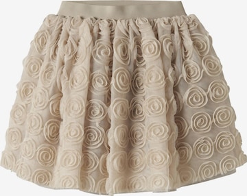 Gonna di NAME IT in beige: frontale