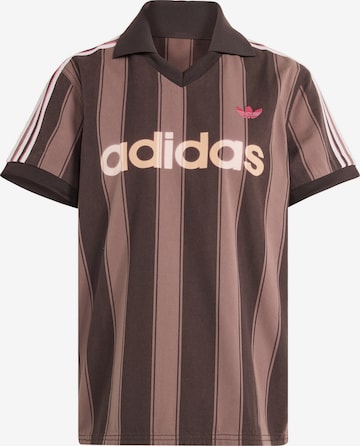 ADIDAS ORIGINALS - Camiseta de fútbol en marrón: frente