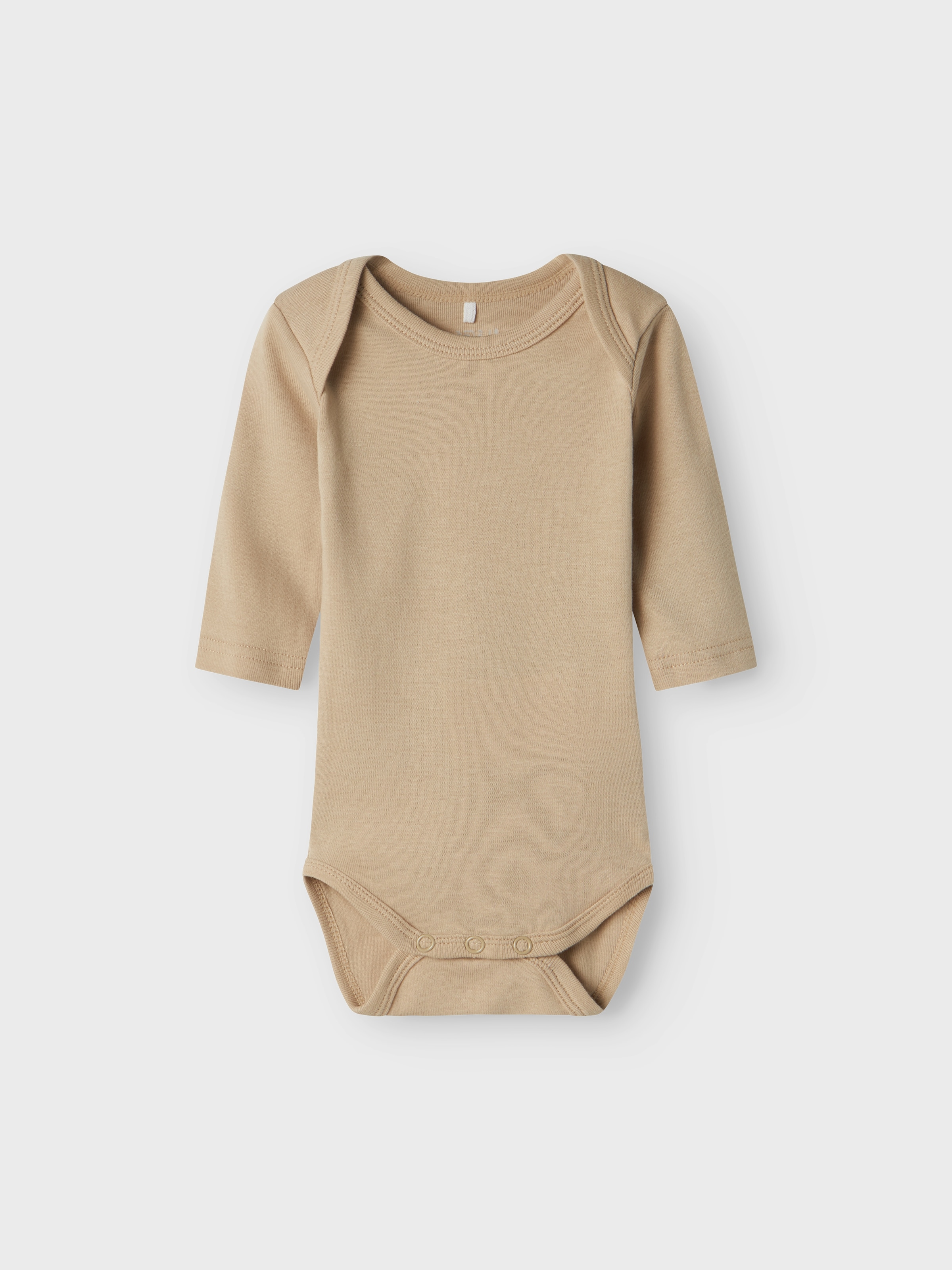 NAME IT Romper/Bodysuit 'Oxford Bear' in Beige
