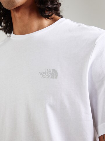 THE NORTH FACE Тениска в бяло
