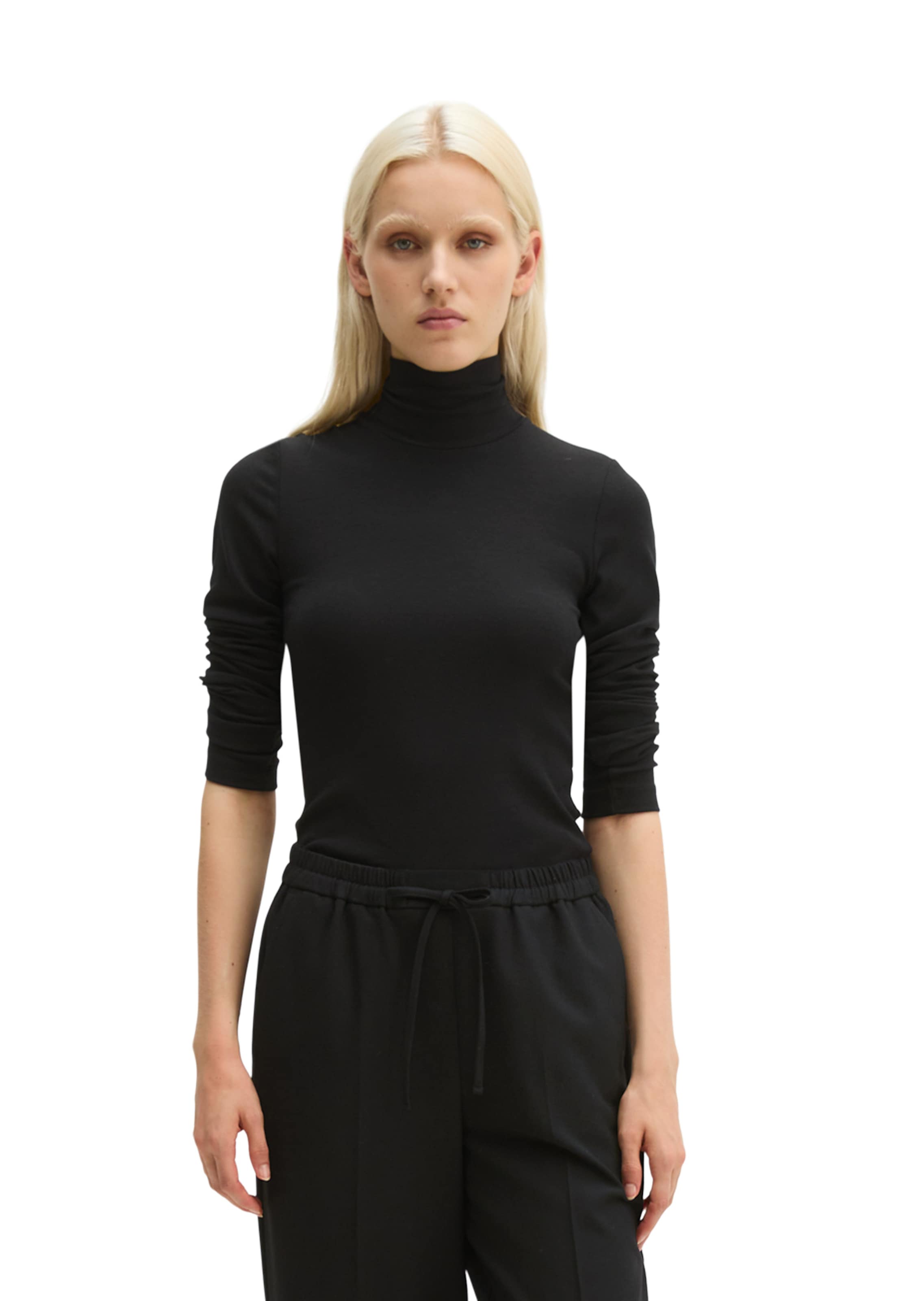 Marc O'Polo Shirt in Zwart: voorkant