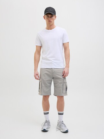 JACK & JONES Loosefit Cargobroek 'JPSTCole JJJonnie' in Grijs