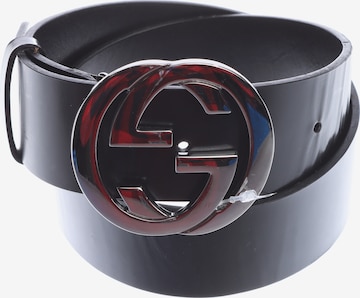 Gucci Gürtel M in Schwarz: Vorderseite