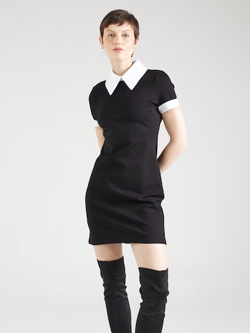 Karen Millen - Vestido em preto: frente
