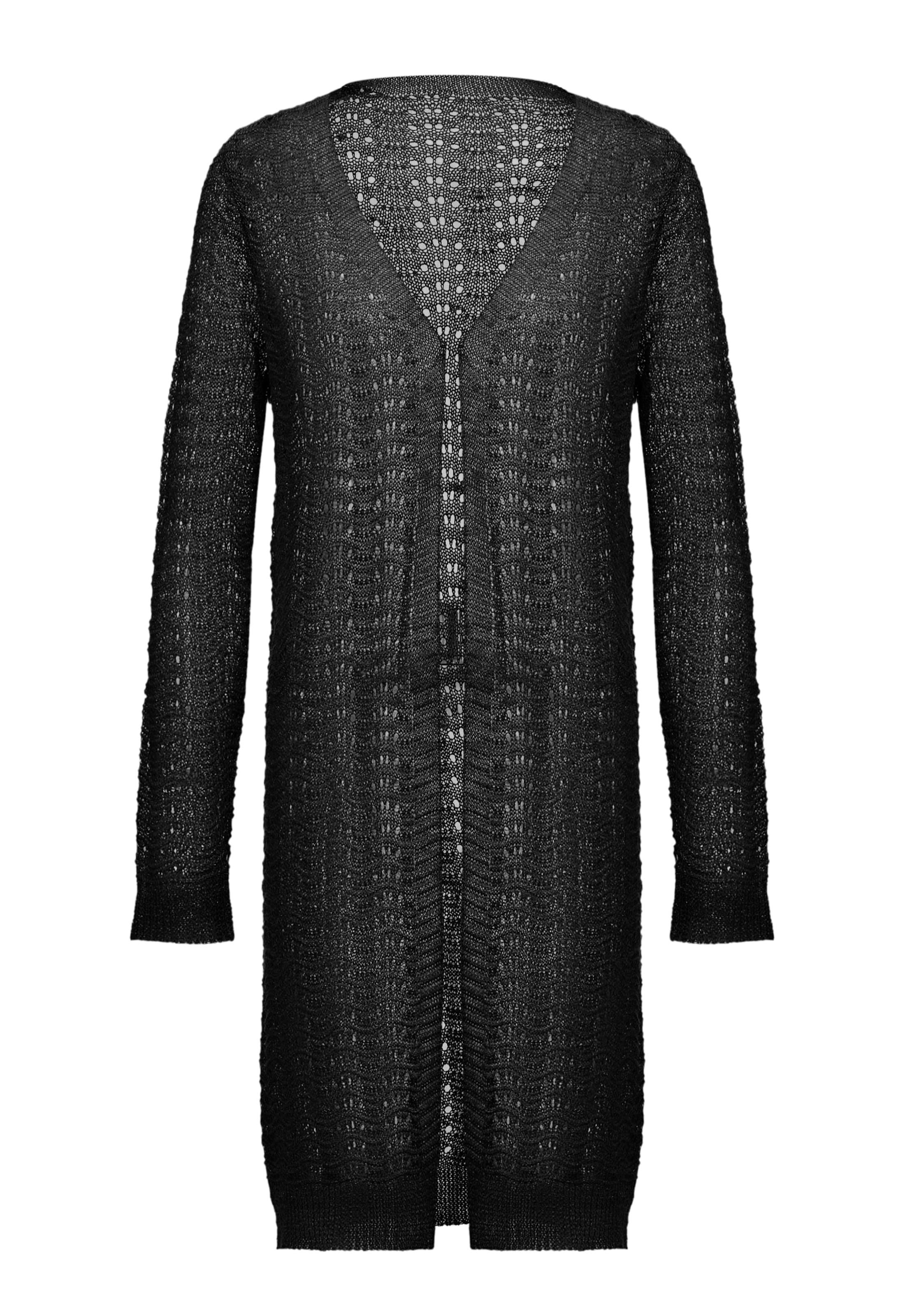 ZITHA Knit cardigan in Black: front