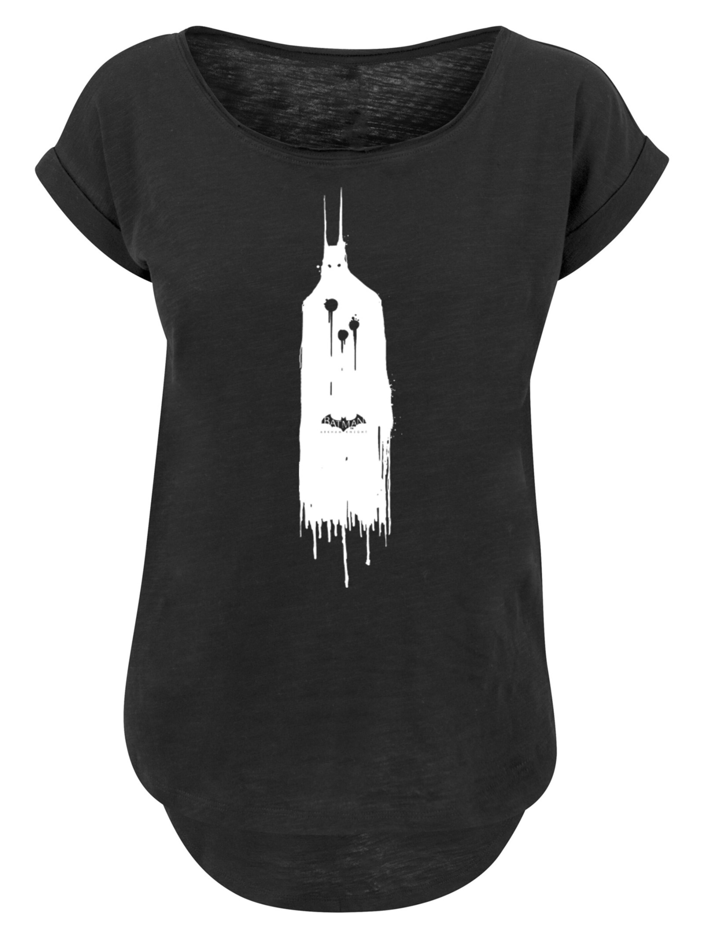 T-shirt 'DC Comics Batman Arkham Knight Ghost' F4NT4STIC en noir : devant