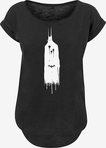 F4NT4STIC Shirt 'DC Comics Batman Arkham Knight Ghost' in Black: front