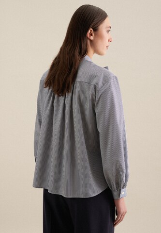Chemisier 'Schwarze Rose' SEIDENSTICKER en bleu