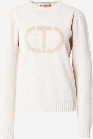 Pullover di Twinset in beige: frontale