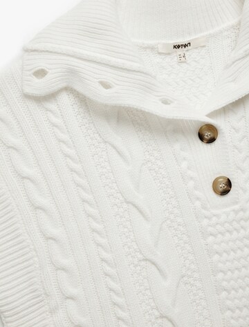 Koton Gebreide bodywarmer in Beige