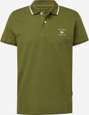 T-Shirt BLEND en vert : devant