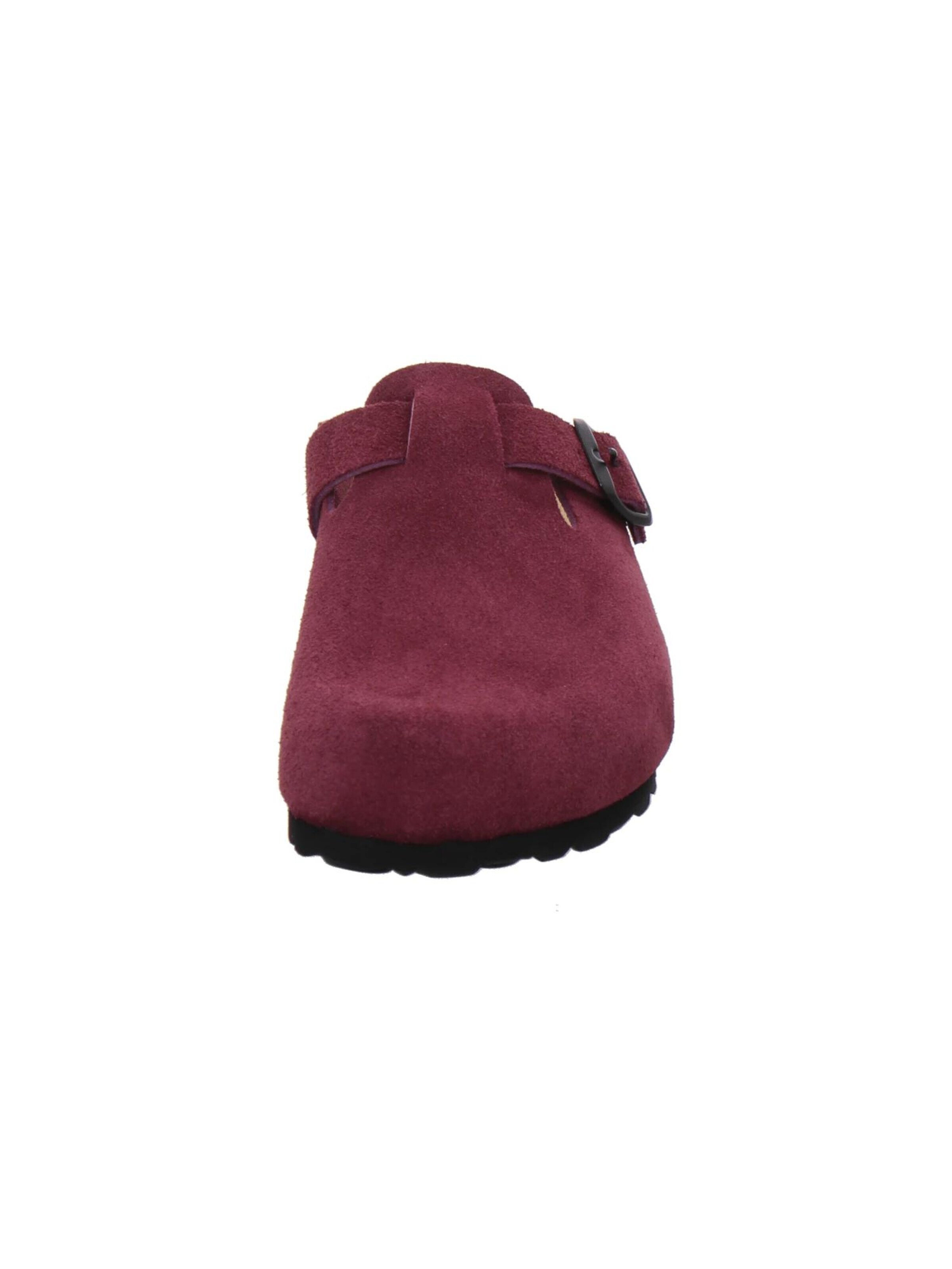 Sabots 'Clogs Damen beere Veloursleder' AFS-Schuhe en violet