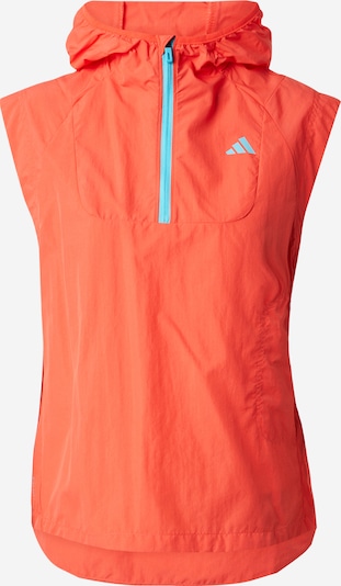 ADIDAS PERFORMANCE Haut de sport 'Adizero' en turquoise / corail / rouge orangé, Vue avec produit