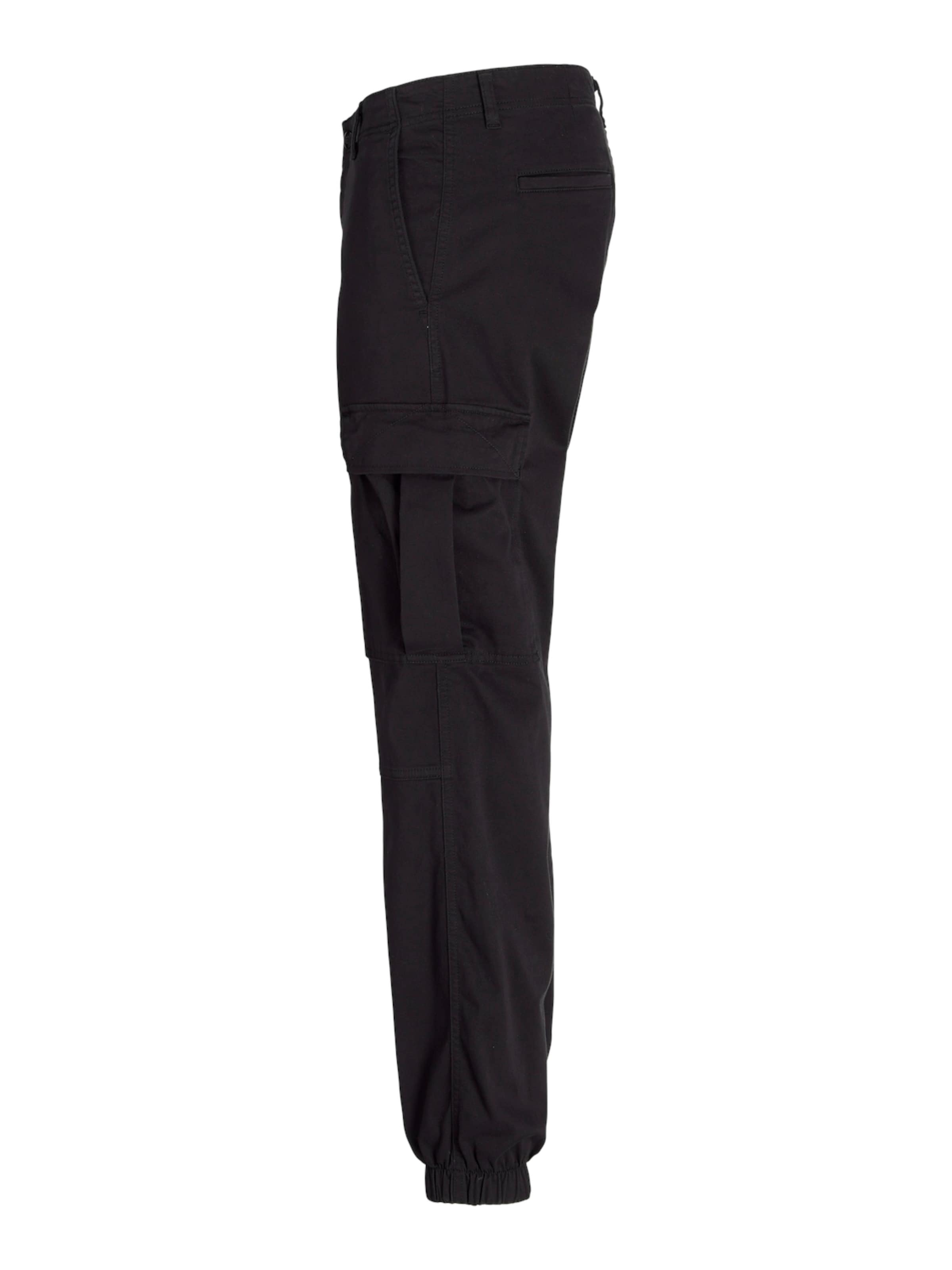 JACK & JONES Tapered Παντελόνι cargo σε μαύρο