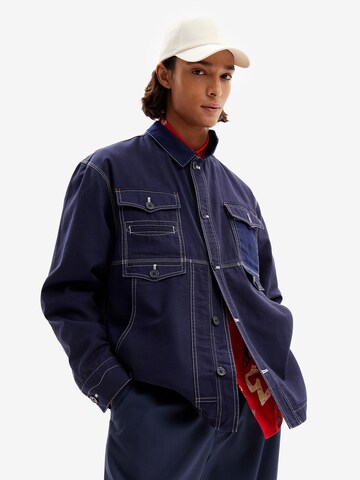 Desigual Between-season jacket in Blue: front