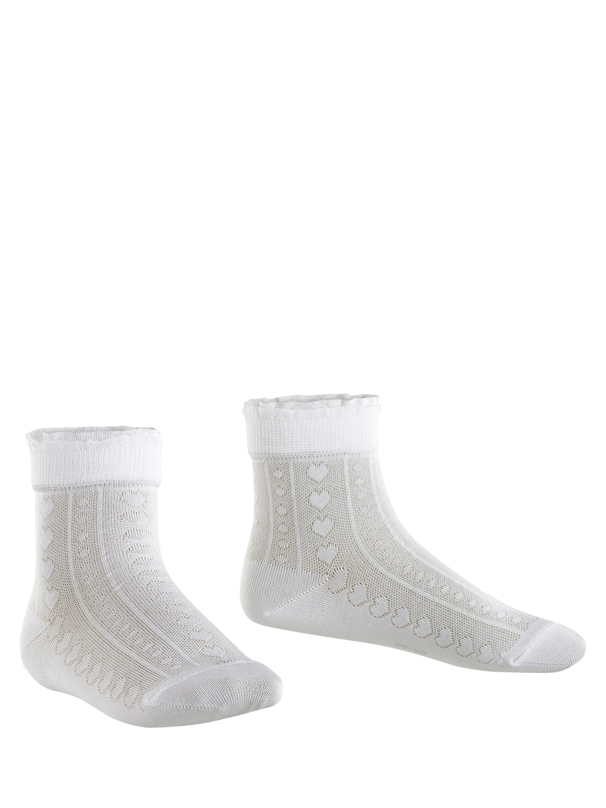 FALKE Socks 'Romantic Net' in White
