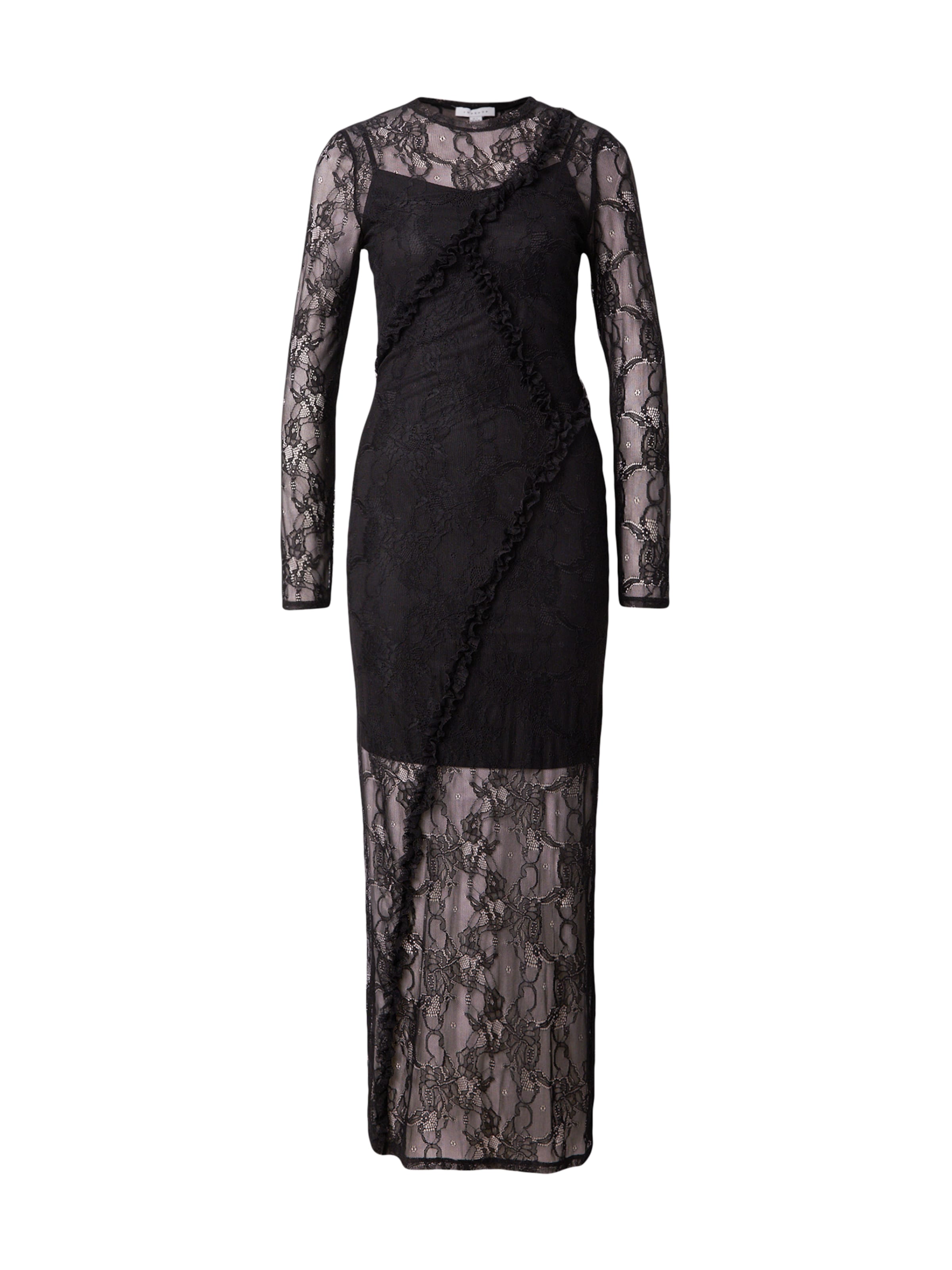 TOPSHOP Kleid in Schwarz: Vorderseite