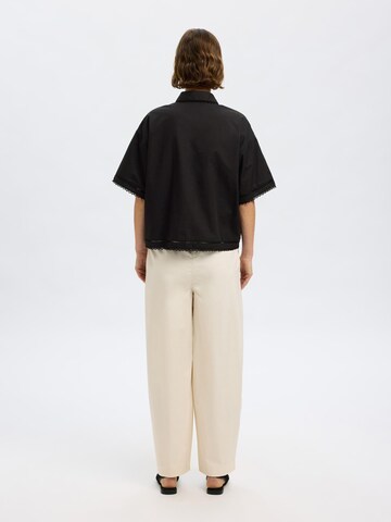 SELECTED FEMME Bluse i sort