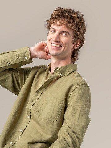 Living Crafts Comfort Fit Hemd 'ROB'‌‌‌‌ in Grün
