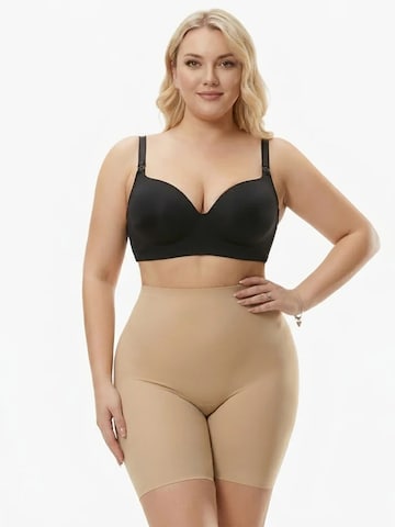 Shapetape Shaping Pants 'Corrigerende High Waist Short' in Beige: front