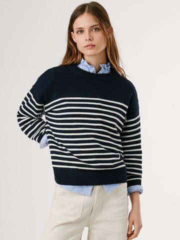 Pepe Jeans Sweater 'CARLINA CREW' in Black: front