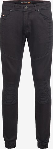 Rock Creek Tapered Jeans in Black: front