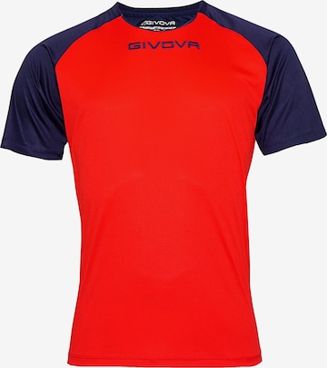 T-Shirt Givova en rouge : devant