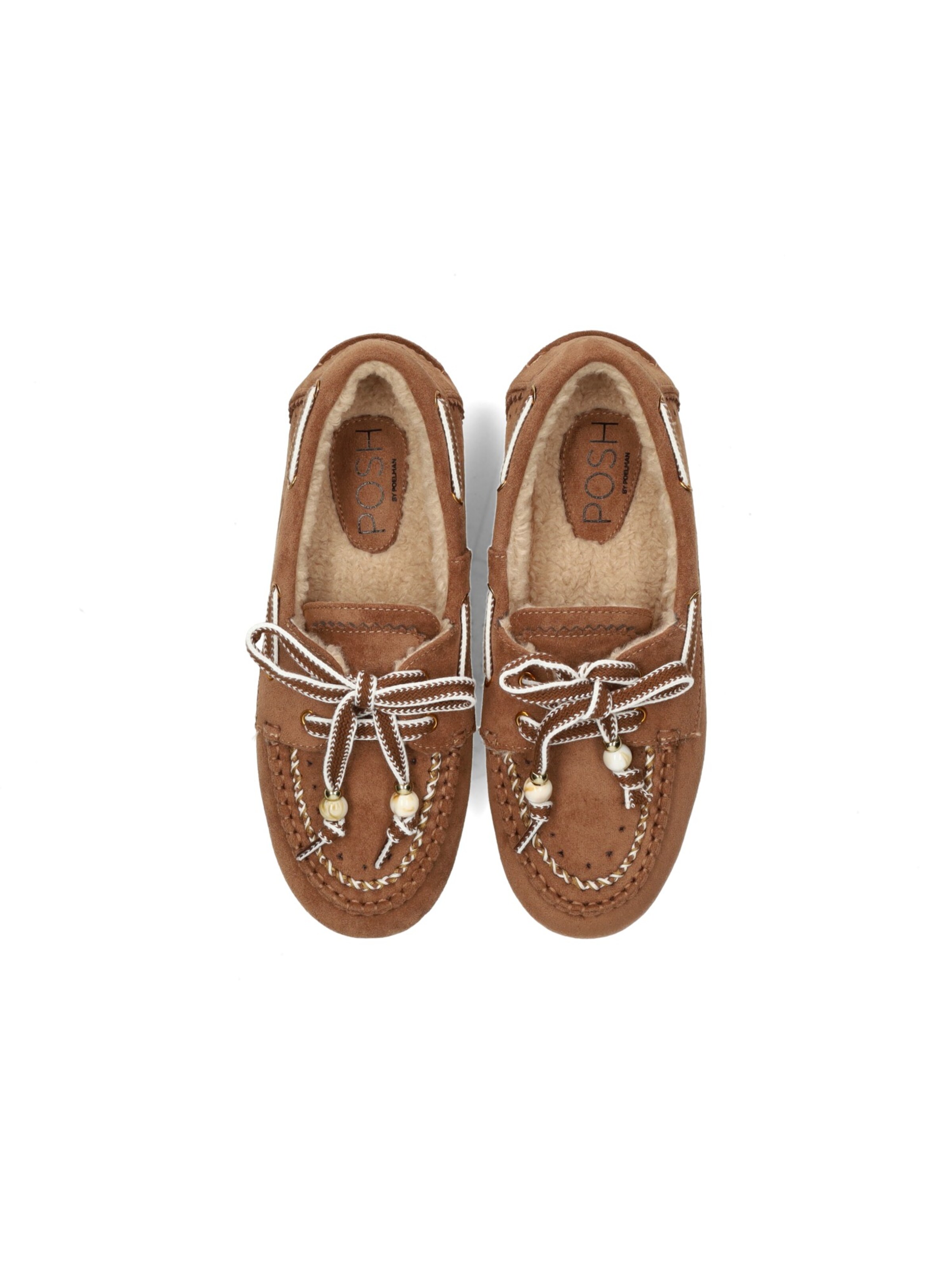 Mocassin ' MELODY ' POSH by Poelman en marron