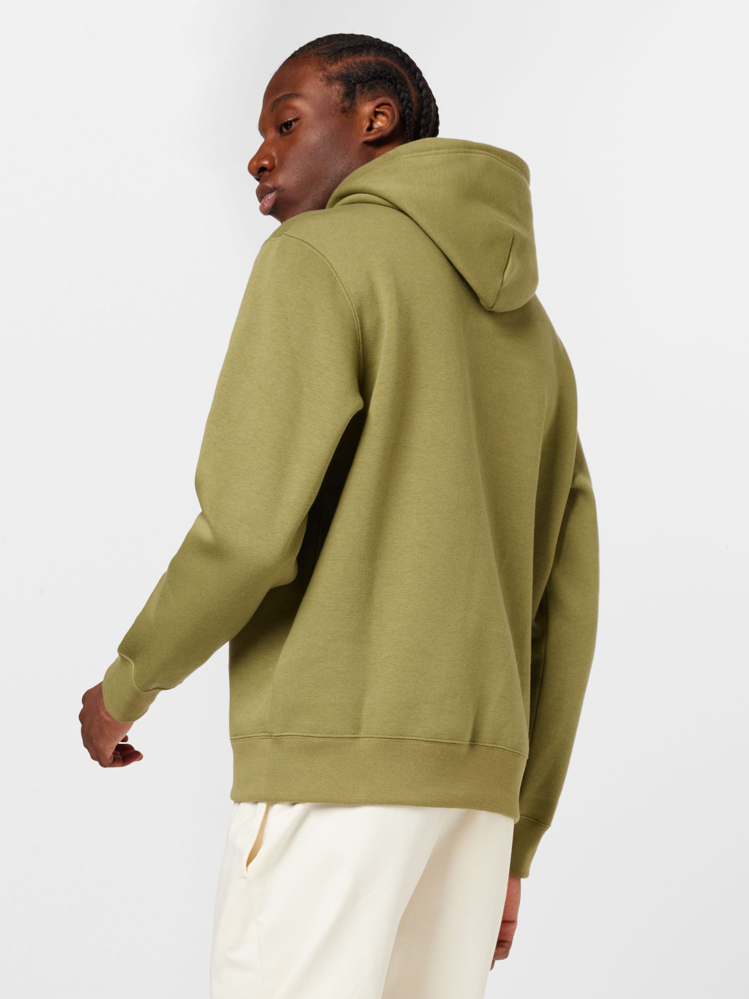 Sweat shirt Champion Authentic Athletic Apparel en Kaki ABOUT YOU