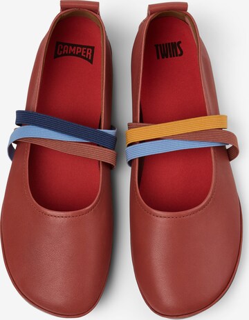 CAMPER Ballet Flats with Strap 'Right Nina' in Red
