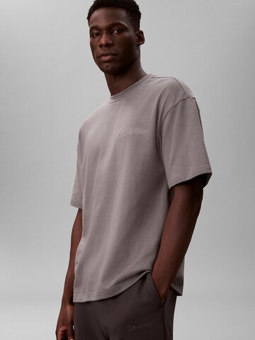 Pyjama long Calvin Klein en gris