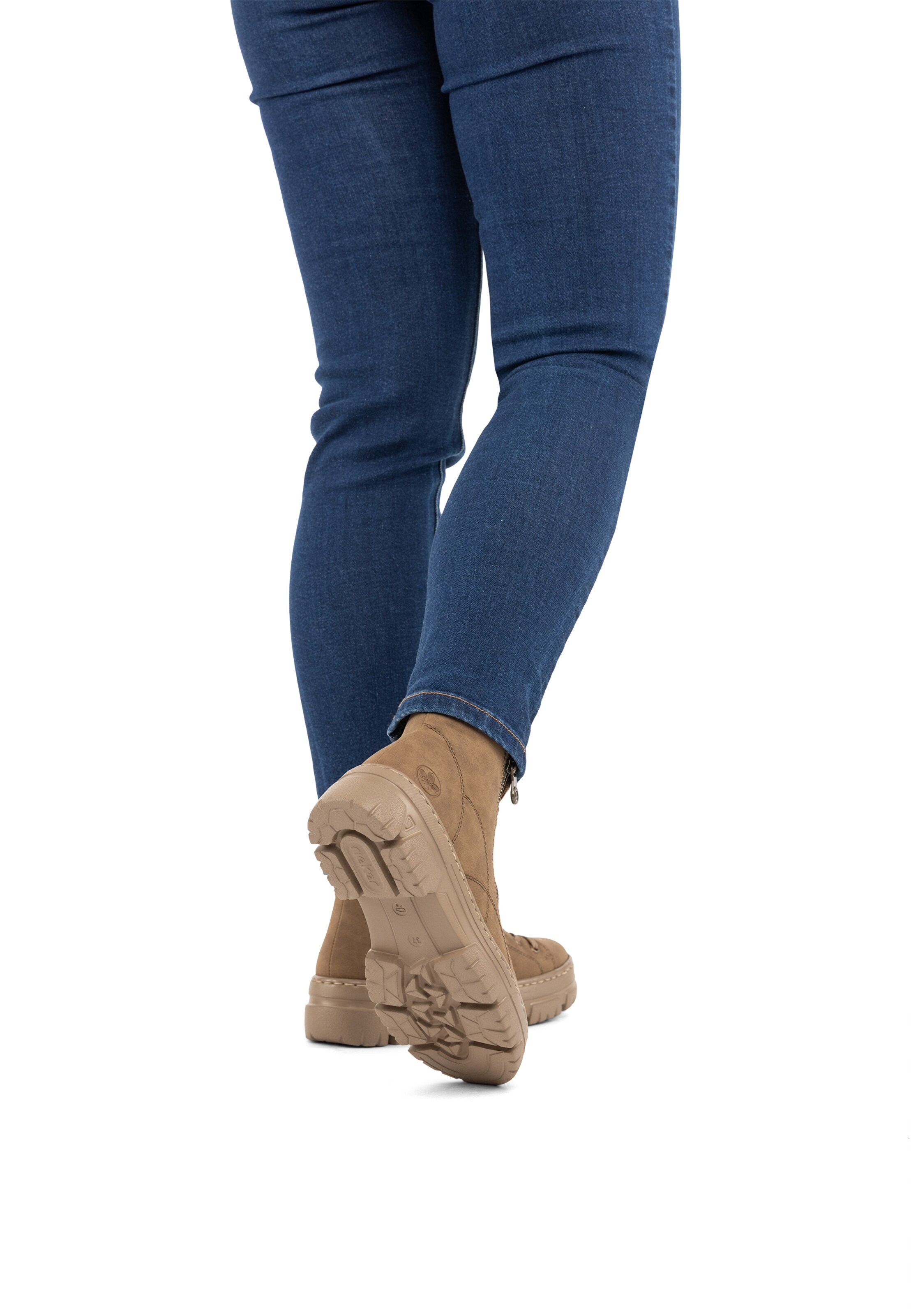 Rieker Schnürstiefelette in Braun
