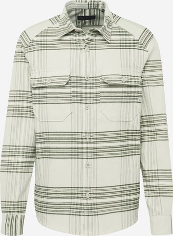 DRYKORN Regular fit Button Up Shirt in Green: front