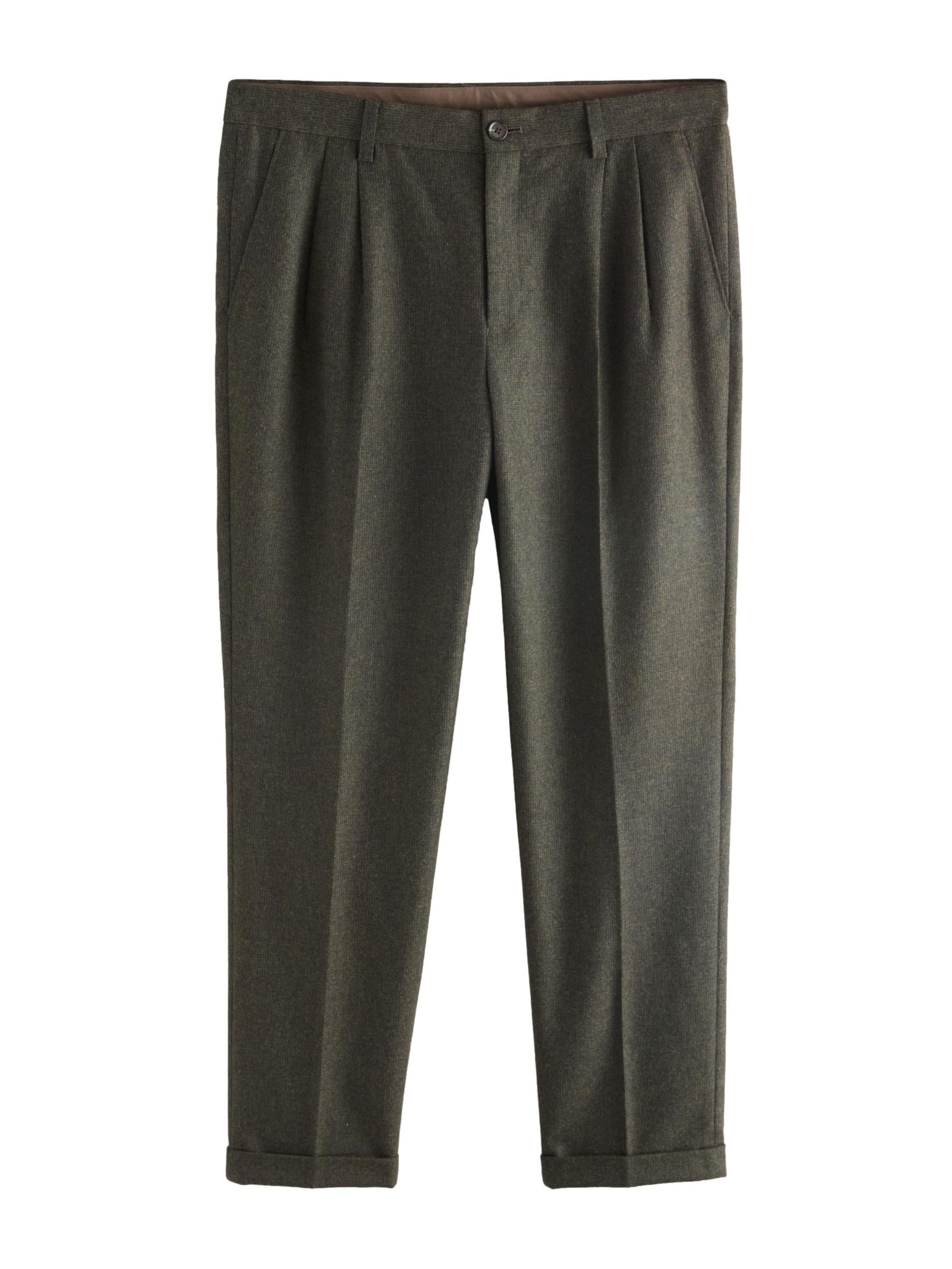 Next Pantalon en kaki, Vue avec produit