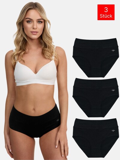 Tazzio Slip 'F920' en noir, Vue avec produit