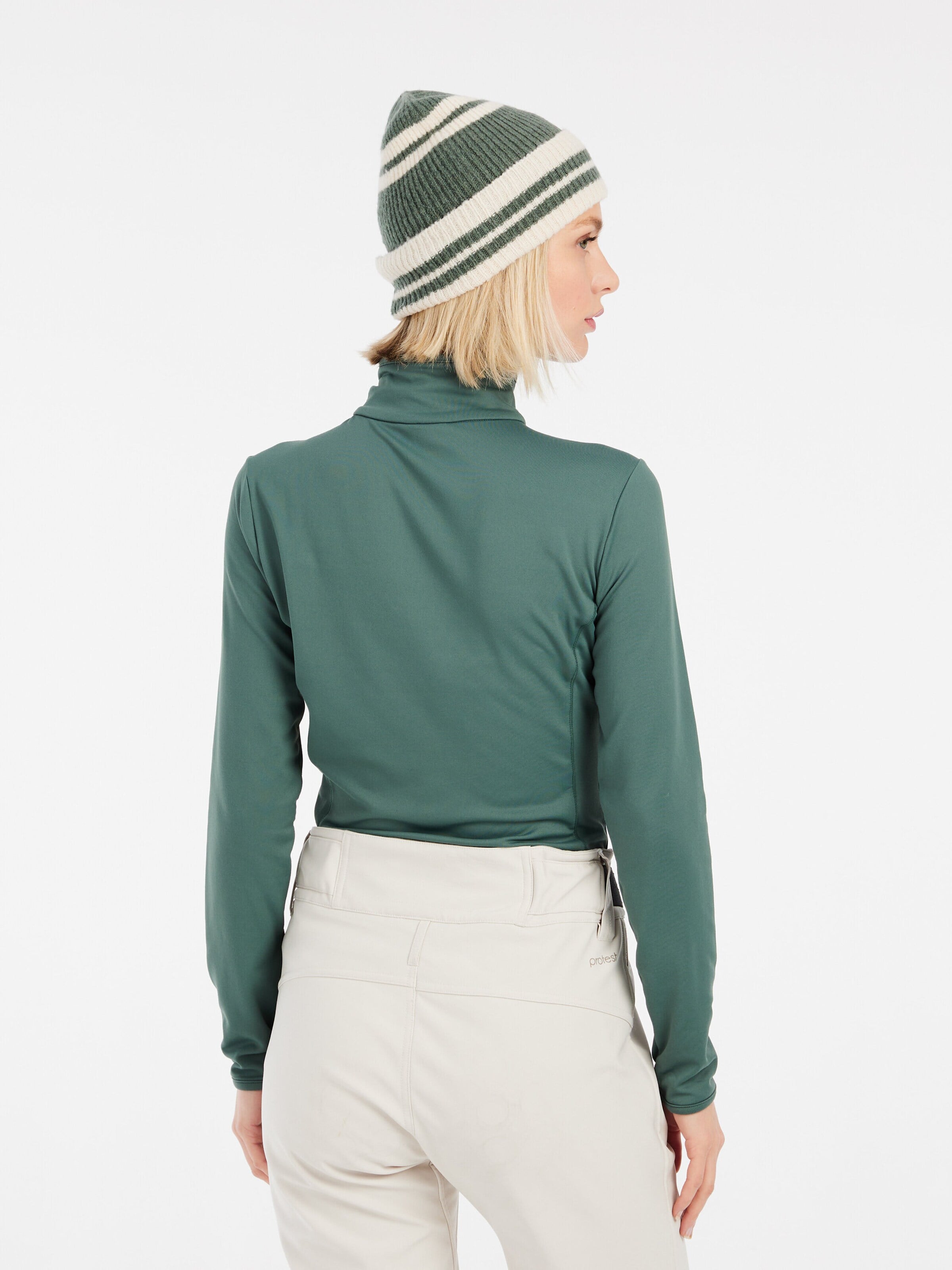 PROTEST Sportief sweatshirt 'REFABRIZ' in Groen