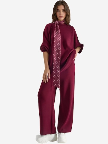 My fashion Hausanzug 'Strick-Koordinaten'‌‌‌ in Rot