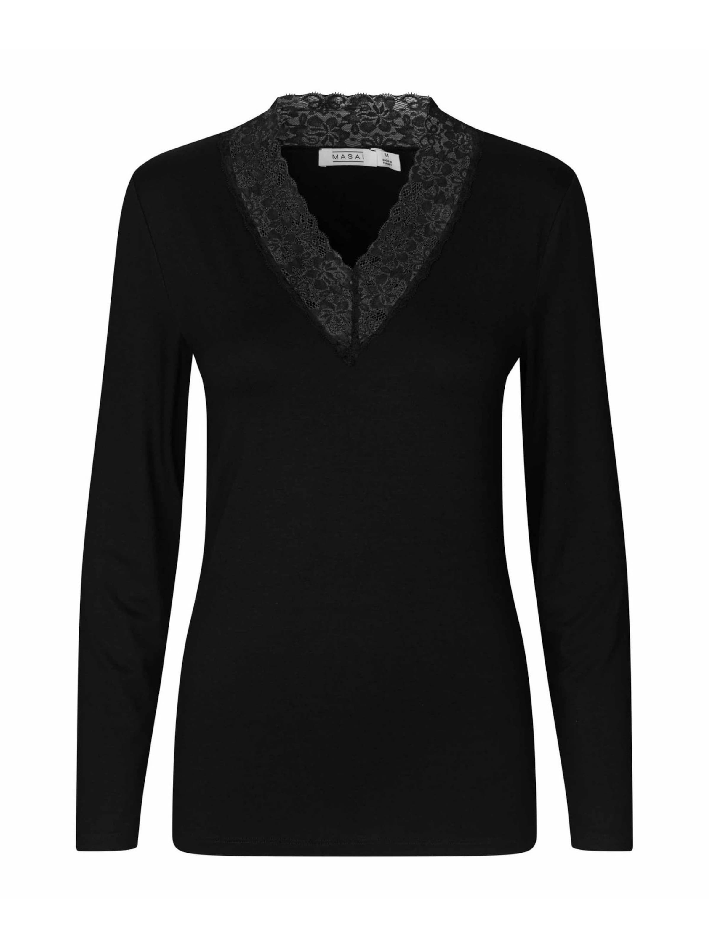 Masai Blouse 'MaDionius' in Zwart: voorkant