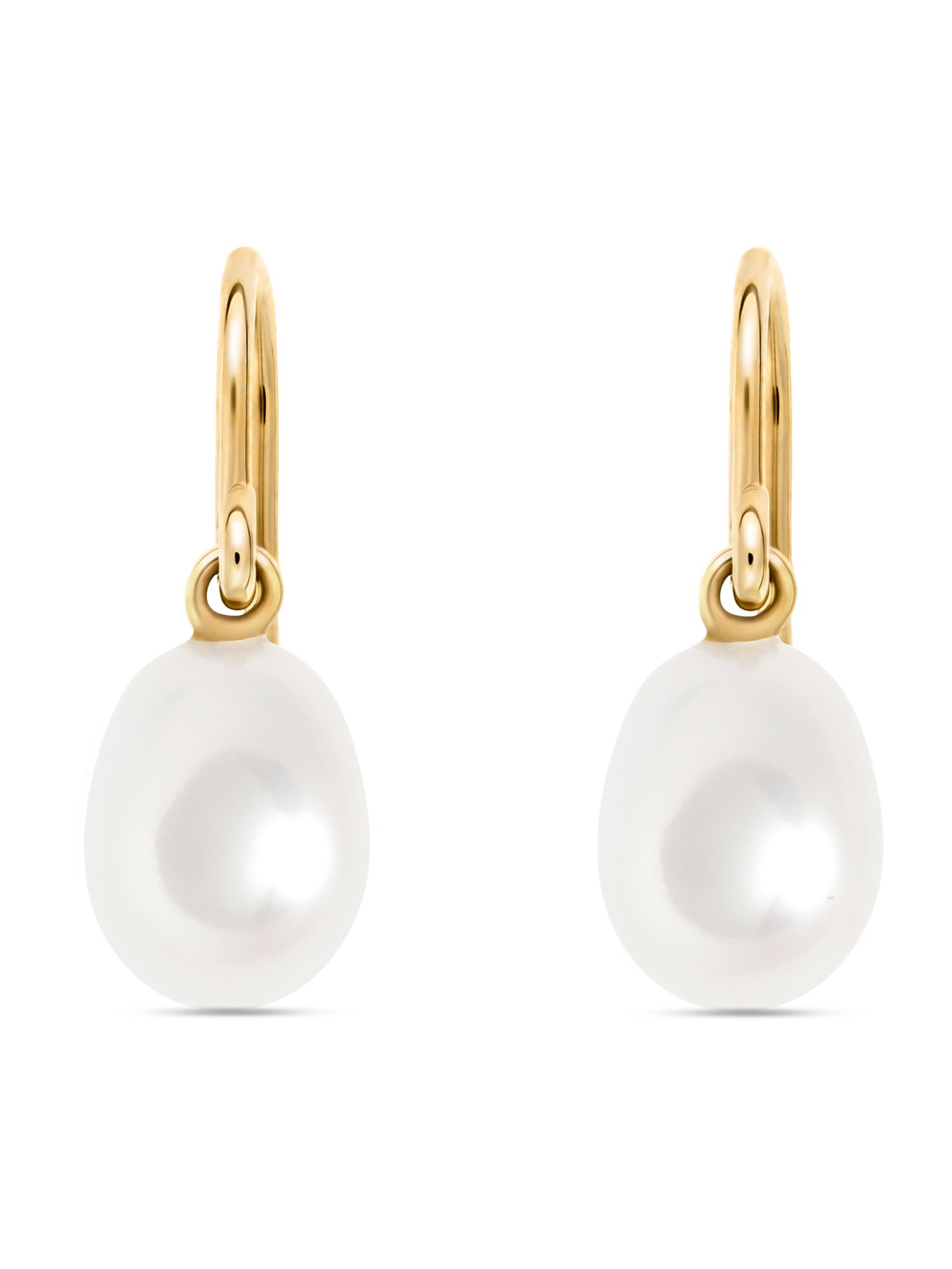 YAMŌKO Ohrringe in Gelb: Vorderseite