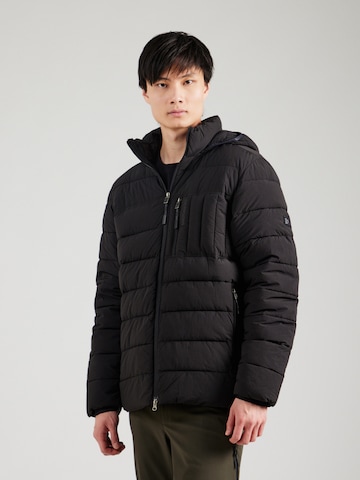 Didriksons Outdoorjacke in Schwarz: Vorderseite