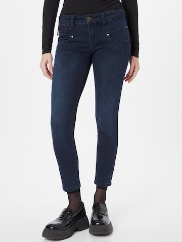 FREEMAN T. PORTER Skinny Jeans 'Alexa' in Blauw: voorkant
