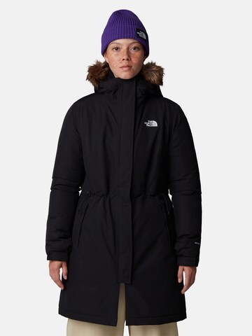 THE NORTH FACE Zimní parka 'ZANECK' – černá: přední strana