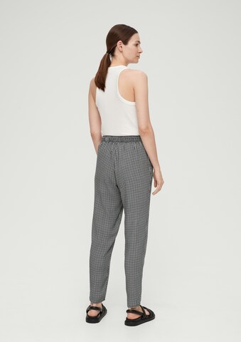 s.Oliver Tapered Broek in Zwart