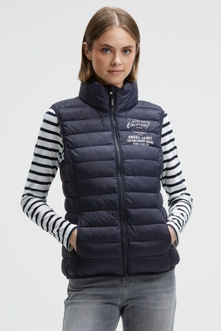 Soccx Weste in Blau: Vorderseite