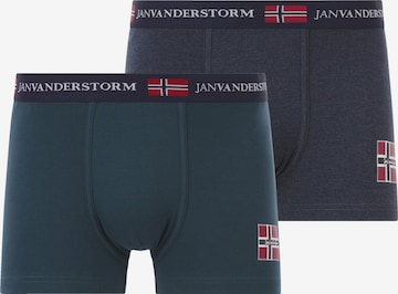 Jan Vanderstorm Boxershorts 'Tem' in Blauw: voorkant