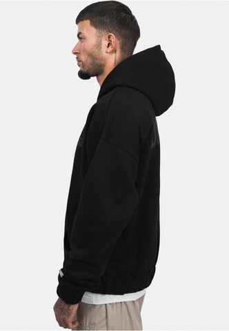 Dropsize - Sudadera con cremallera en negro