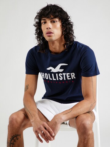 HOLLISTER T-shirt i blå